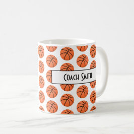 Personalisiertes Basketball-Musterwagen-Geschenk Kaffeetasse