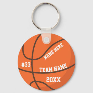 Personalisiertes Basketball-Schlüsselanhänger-Team Schlüsselanhänger