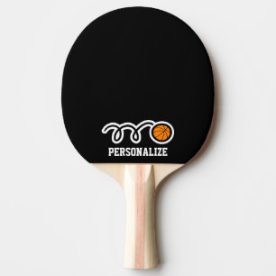 Personalisiertes Basketballentwurf Ping pong Tischtennis Schläger
