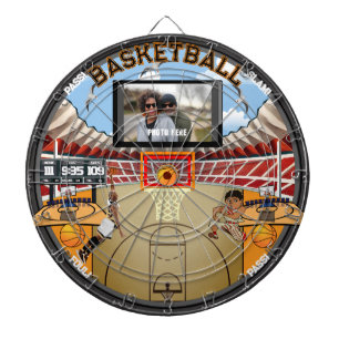 Personalisiertes Basketballstadion Dartscheibe