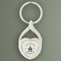 Personalisiertes Bauernhaus Scheunen Familienname
