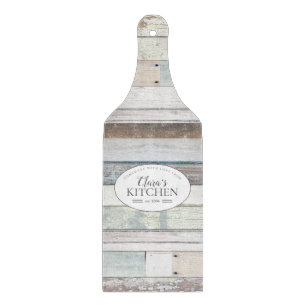Personalisiertes Bauernhaus Shiplap Rustikale Küc Schneidebrett