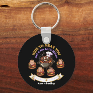 Personalisiertes BBQ-Grillmeister-Geschenk Schön d Schlüsselanhänger