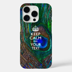 Personalisiertes BE RUHIG UND Ihr Text iPhone 16 Pro Hülle