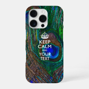 Personalisiertes BE RUHIG UND Ihr Text iPhone 16 Pro Hülle