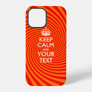 Personalisiertes BE RUHIG UND Ihr Text iPhone 12 Pro Hülle