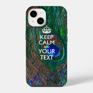 Personalisiertes BE RUHIG UND Ihr Text iPhone 14 Hülle