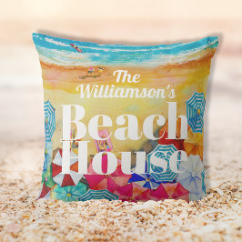 Personalisiertes Beach House Kissen