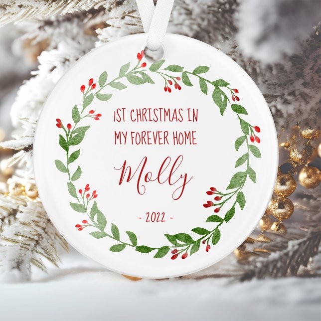 Personalisiertes Begleiter Foto Erste Weihnachten  Ornament (Von Creator hochgeladen)