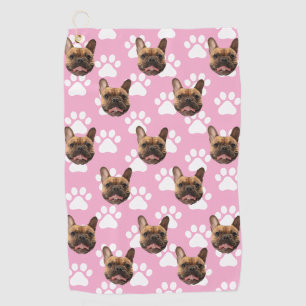 Personalisiertes Begleiter-Foto-Gesichtsgeschenk f Golfhandtuch