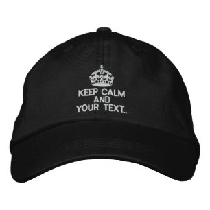 Personalisiertes BEHALT DEN MUT UND Dein Text Orig Bestickte Baseballkappe