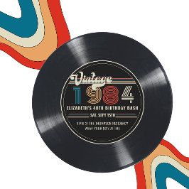 Personalisiertes beliebiges Vintages Foto Geburtst Einladung