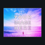 Personalisiertes Benutzerdefiniertes 2 Foto Lila R Postkarte<br><div class="desc">Laden Sie Ihr Foto hoch und erstellen Sie Ihre personalisierte Lila Retrowave Postcard! Machen Sie Ihr perfektes Geschenk für Freunde, Ehepaare, Kinder und Familie, erschaffen Sie Ihren besten Sake, grüßen Sie Ihre Liebsten von Ihren Reisen! Will du, diese Strandlandschaften zu kaufen, ohne sie zu personalisieren? Diese phantastischen Fotos von Frank...</div>