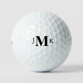 Personalisiertes benutzerdefiniertes Fettmonogramm Golfball