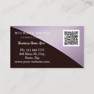 Personalisiertes benutzerdefiniertes Firmen-QR-Cod Visitenkarte