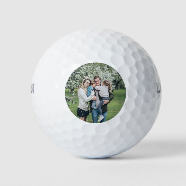 Personalisiertes benutzerdefiniertes Foto Bester V Golfball (Vorderseite)