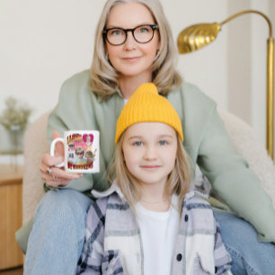 Personalisiertes benutzerdefiniertes Foto Bootleg  Zweifarbige Tasse
