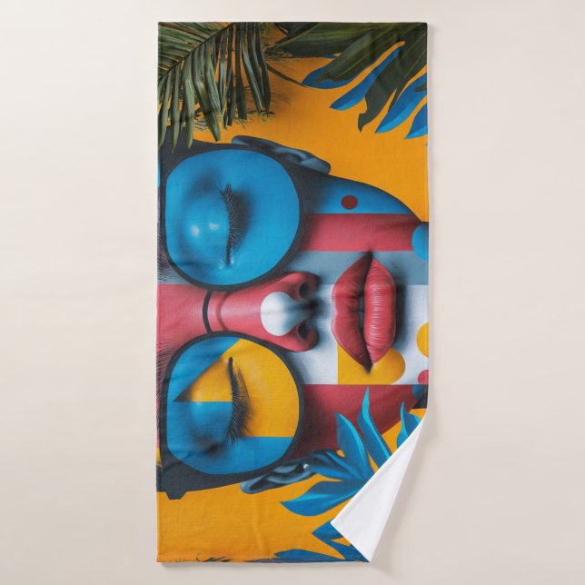 Personalisiertes benutzerdefiniertes Foto Eigenes  Badehandtuch (Badehandtuch)