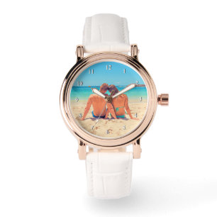 Personalisiertes benutzerdefiniertes Foto Fotos an Armbanduhr