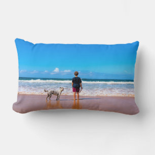 Personalisiertes benutzerdefiniertes Foto Fotos ki Lendenkissen