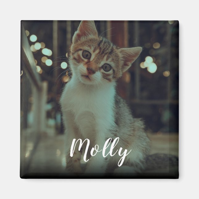 Personalisiertes benutzerdefiniertes Foto Magnet (Vorne)