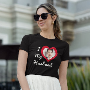 Personalisiertes Benutzerdefiniertes Foto Schatz i T-Shirt