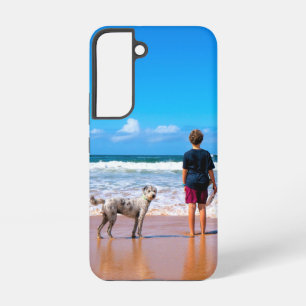 Personalisiertes benutzerdefiniertes Fotodesign fü Samsung Galaxy Hülle
