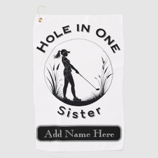 Personalisiertes benutzerdefiniertes Golf-Loch in Golfhandtuch