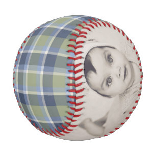 Personalisiertes, benutzerdefiniertes, Kariertes M Baseball