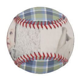 Personalisiertes, benutzerdefiniertes, Kariertes M Baseball