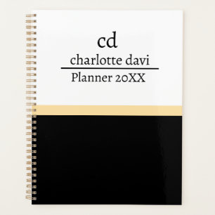 Personalisiertes benutzerdefiniertes Logo Name Ges Planer