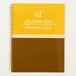 Personalisiertes benutzerdefiniertes Logo Name Ges Planer