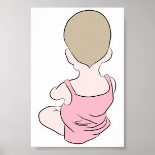 Personalisiertes, benutzerdefiniertes Portrait - L Poster