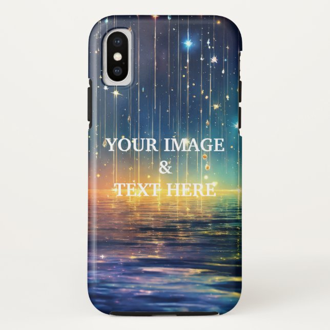 Personalisiertes, benutzerdefiniertes Schwarz - Ih Case-Mate iPhone Hülle (Rückseite)