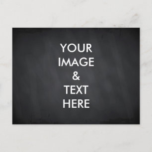 Personalisiertes, benutzerdefiniertes schwarzes Ta Postkarte