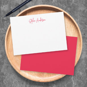 Personalisiertes, benutzerdefiniertes Skript Minim Mitteilungskarte