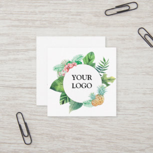 Personalisiertes, benutzerdefiniertes Unternehmen  Quadratische Visitenkarte