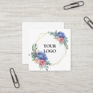 Personalisiertes, benutzerdefiniertes Unternehmen  Quadratische Visitenkarte