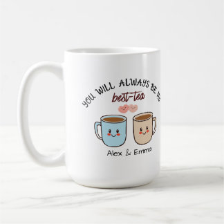 Personalisiertes Best-Tea-Paar Kaffeetasse
