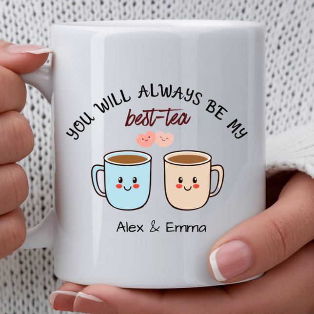 Personalisiertes Best-Tea-Paar   Tasse (Von Creator hochgeladen)