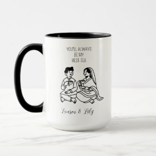 Personalisiertes Beste Freundschaftsgeschenk für B Tasse
