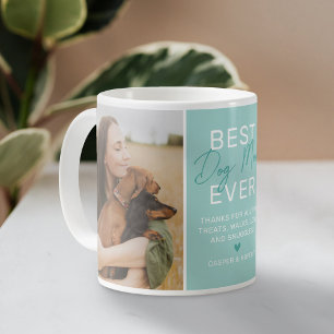Personalisiertes „Beste Hundemutter überhaupt“ Fot Kaffeetasse