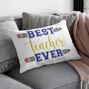 Personalisiertes Beste Lehrerin Aller Zeiten - Ind Dekokissen