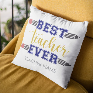 Personalisiertes Beste Lehrerin Aller Zeiten - Ind Kissen