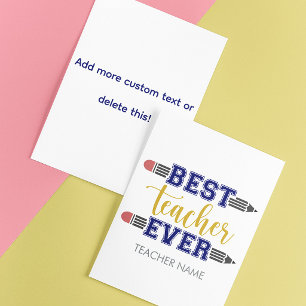 Personalisiertes Beste Lehrerin/Bester Lehrer Alle Flyer