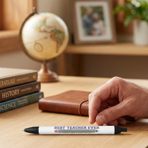 Personalisiertes Beste Lehrerin/Bester Lehrer Alle Kugelschreiber