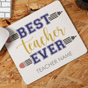 Personalisiertes Beste Lehrerin/Bester Lehrer Alle Mousepad