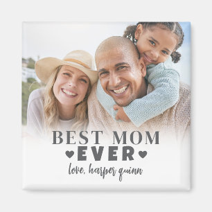 Personalisiertes Beste Mama Foto Magnet