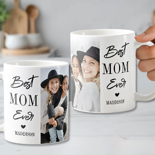 Personalisiertes Beste Mama überhaupt 2 Foto Kaffeetasse