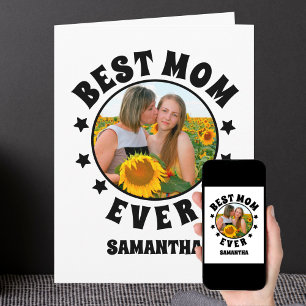 Personalisiertes Bestes-Mama-aller-Zeiten-Foto zum Karte